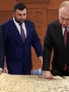 Коллаж: Пасечник, Пушилин, Путин