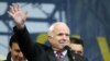 US Senator John McCain speaks during a pro-European rally on Independence Square in Kyiv, December 15, 2013