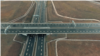 Pamje nga droni të një autostrade në Kosovë