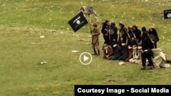 Afghan civilians are often targeted in attacks by Taliban and other militants. Here grab from a video that shows militants loyal to the Islamic State (IS) blowing up bound and blindfolded Afghan prisoners with explosives in the eastern Afghan province of Nangarhar in August 2015.