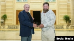 Євген Пригожин (л) і Рамзан Кадиров, архівне фото