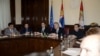 Predsednik Srbije Tomislav Nikolić sa predstavnicima kosovskih Srba, 20. decembar 2012.