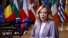Premijerka Italije Giorgia Meloni u Briselu, 28. 6. 2024.