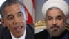 ABŞ-nyň prezidenti Barak Obama (çepde) we Eýranyň prezidenti Hassan Rohani
