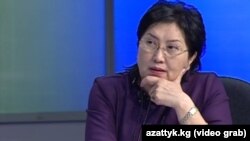 Чолпон Жакупова, «Адилет» укуктук клиникасынын жетекчиси.