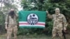Шейх Мансуран цIарахчу нохчийн батальонан декъашхой Широкино-эвлахь, Донбасс. 2015-чу шеран Мангалан-бутт