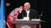 Afghan president Ashraf Ghani