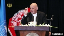 Afghan president Ashraf Ghani