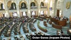 Romania -- Senate session, Bucharest, 3Jul2018