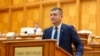 Radu Miruță, în timpul unui discurs susținut în Camera Deputaților. 