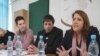 Mladi ambasadori mira na sastanku sa Mary Ann Hennesy u Sarajevu