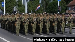 Hrvatski vojnici na obeležavanju 30. godišnjice operacije "Oluja".