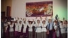 Вучні ў Гайнаўцы. Архіўнае фота