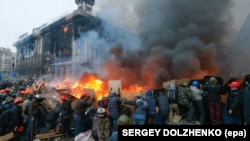 Оборона Майдану від спроби захоплення силовиками, Київ, 19 лютого 2014 року