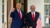 Прэзыдэнт ЗША Дональд Трамп і прэм’ер-міністар Ізраілю Біньямін Нэтаньягу ў Белым доме. Вашынгтон, 7 красавіка 2025 году