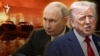 Война в Украине, президент США Дональд Трамп и президент России Владимир Путин. Коллаж