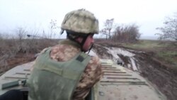 Виїзд на БМП до передових позицій українських військових під Попасною
