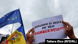La protestul din 1 iulie, Chișinău