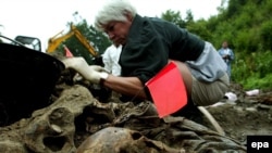 Bosna i Hercegovina, masovna grobnica u blizini Srebrenice