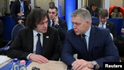 Ираклий Кобахидзе и Роберт Фицо